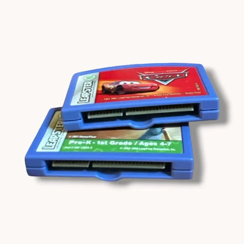 LeapFrog Leapster Learning Game Cartridge Lot of 10 Disney Marvel Label Damage